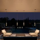 EIVA Cylindrical outdoor ceiling rosette set IP65 - made of soft-touch silicone for the Modulair system
