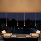 EIVA Cylindrical outdoor ceiling rosette set IP65 - made of soft-touch silicone for the Modulair system