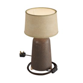 Bottiglia ceramic table lamp with Athena lampshade