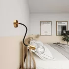 Kit Creative Flex flexible tube, black RM04 fabric cover and metal connectors