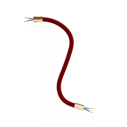 Kit Creative Flex flexible tube, RM09 with red fabric cover and metal connectors