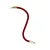 Kit Creative Flex flexible tube, RM09 with red fabric cover and metal connectors