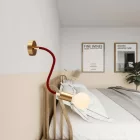 Kit Creative Flex flexible tube, RM09 with red fabric cover and metal connectors