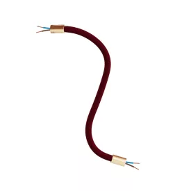   Kit Creative Flex flexible tube, burgundy RM19 fabric cover and metal connectors