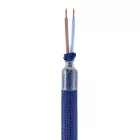 Kit Creative Flex flexible tube, dark blue RM20 fabric cover and metal connectors