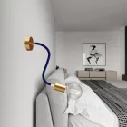 Kit Creative Flex flexible tube, dark blue RM20 fabric cover and metal connectors