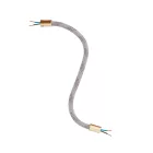 Kit Creative Flex flexible tube, Light Mélange RM72 fabric cover and metal connectors