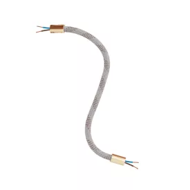   Kit Creative Flex flexible tube, Light Mélange RM72 fabric cover and metal connectors