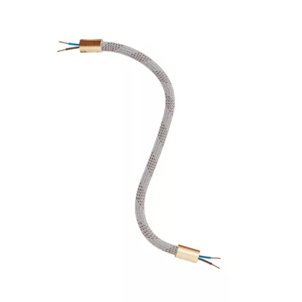 Kit Creative Flex flexible tube, Light Mélange RM72 fabric cover and metal connectors