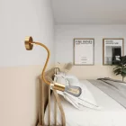Kit Creative Flex flexible tube, RM73 bronze-colored fabric cover and metal connectors