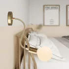 Kit Creative Flex flexible extension tube RN06 with neutral jute cover and metal connectors