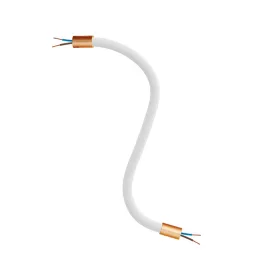   Kit Creative Flex flexible tube, white RM01 fabric cover and metal connectors