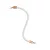 Kit Creative Flex flexible tube, white RM01 fabric cover and metal connectors