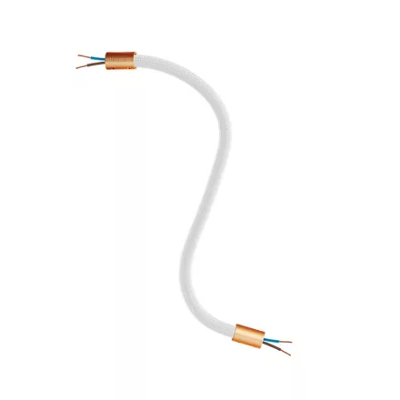 Kit Creative Flex flexible tube, silver RM02 fabric cover and metal connectors