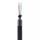 Kit Creative Flex flexible tube, black RM04 fabric cover and metal connectors