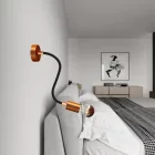 Kit Creative Flex flexible tube, black RM04 fabric cover and metal connectors