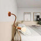 Kit Creative Flex flexible tube, brown RM13 fabric cover and metal connectors