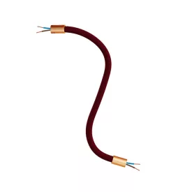   Kit Creative Flex flexible tube, burgundy RM19 fabric cover and metal connectors