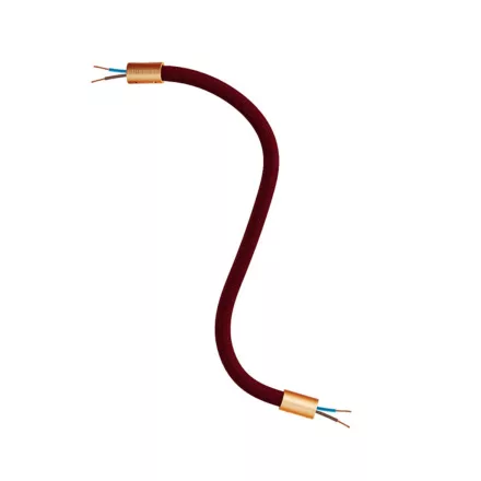 Kit Creative Flex flexible tube, burgundy RM19 fabric cover and metal connectors