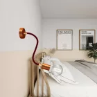 Kit Creative Flex flexible tube, burgundy RM19 fabric cover and metal connectors