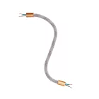 Kit Creative Flex flexible tube, Light Mélange RM72 fabric cover and metal connectors