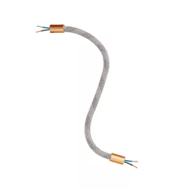   Kit Creative Flex flexible tube, Light Mélange RM72 fabric cover and metal connectors