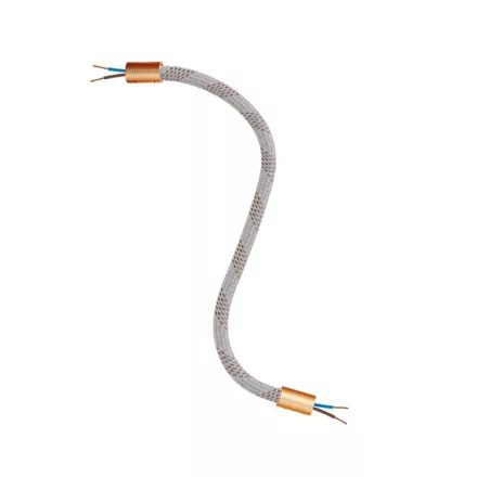 Kit Creative Flex flexible tube, Light Mélange RM72 fabric cover and metal connectors