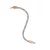 Kit Creative Flex flexible tube, Light Mélange RM72 fabric cover and metal connectors