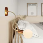 Kit Creative Flex flexible extension tube RN06 with neutral jute cover and metal connectors