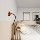 Kit Creative Flex flexible tube, Whiskey Black RZ22 fabric cover and metal connectors