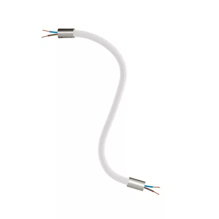 Kit Creative Flex flexible tube, silver RM02 fabric cover and metal connectors