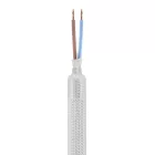 Kit Creative Flex flexible tube, silver RM02 fabric cover and metal connectors