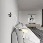 Kit Creative Flex flexible tube, silver RM02 fabric cover and metal connectors