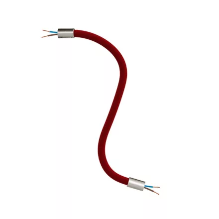 Kit Creative Flex flexible tube, RM09 with red fabric cover and metal connectors