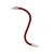 Kit Creative Flex flexible tube, RM09 with red fabric cover and metal connectors
