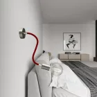 Kit Creative Flex flexible tube, RM09 with red fabric cover and metal connectors