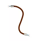 Kit Creative Flex flexible tube, brown RM13 fabric cover and metal connectors