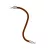 Kit Creative Flex flexible tube, brown RM13 fabric cover and metal connectors