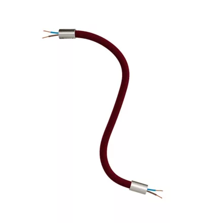 Kit Creative Flex flexible tube, burgundy RM19 fabric cover and metal connectors