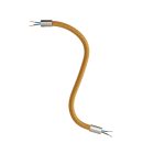 Kit Creative Flex flexible tube, RM73 bronze-colored fabric cover and metal connectors