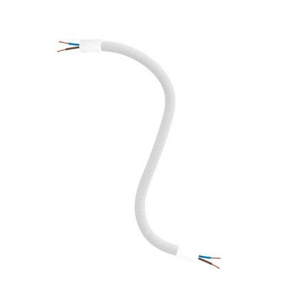 Kit Creative Flex flexible tube, white RM01 fabric cover and metal connectors