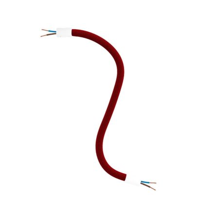 Kit Creative Flex flexible pipe, covered with red RM09 material, with metal connectors
