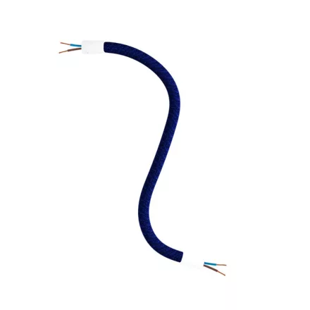 Kit Creative Flex flexible tube, dark blue RM20 fabric cover and metal connectors