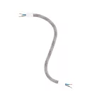 Kit Creative Flex flexible tube, Light Mélange RM72 fabric cover and metal connectors