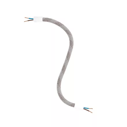 Kit Creative Flex flexible tube, Light Mélange RM72 fabric cover and metal connectors