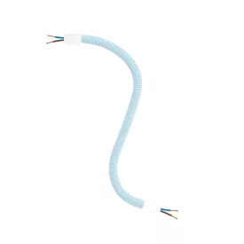   Kit Creative Flex flexible tube, baby blue RM76 with textile lining and metal connectors