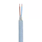 Kit Creative Flex flexible tube, baby blue RM76 with textile lining and metal connectors