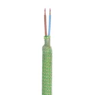 Kit Creative Flex flexible tube, grass green RM77 with textile lining and metal connectors