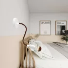 Kit Creative Flex flexible tube, Whiskey Black RZ22 fabric cover and metal connectors