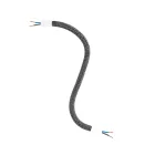 Kit Creative Flex tube, iron black RZ30 fabric cover, metal connectors